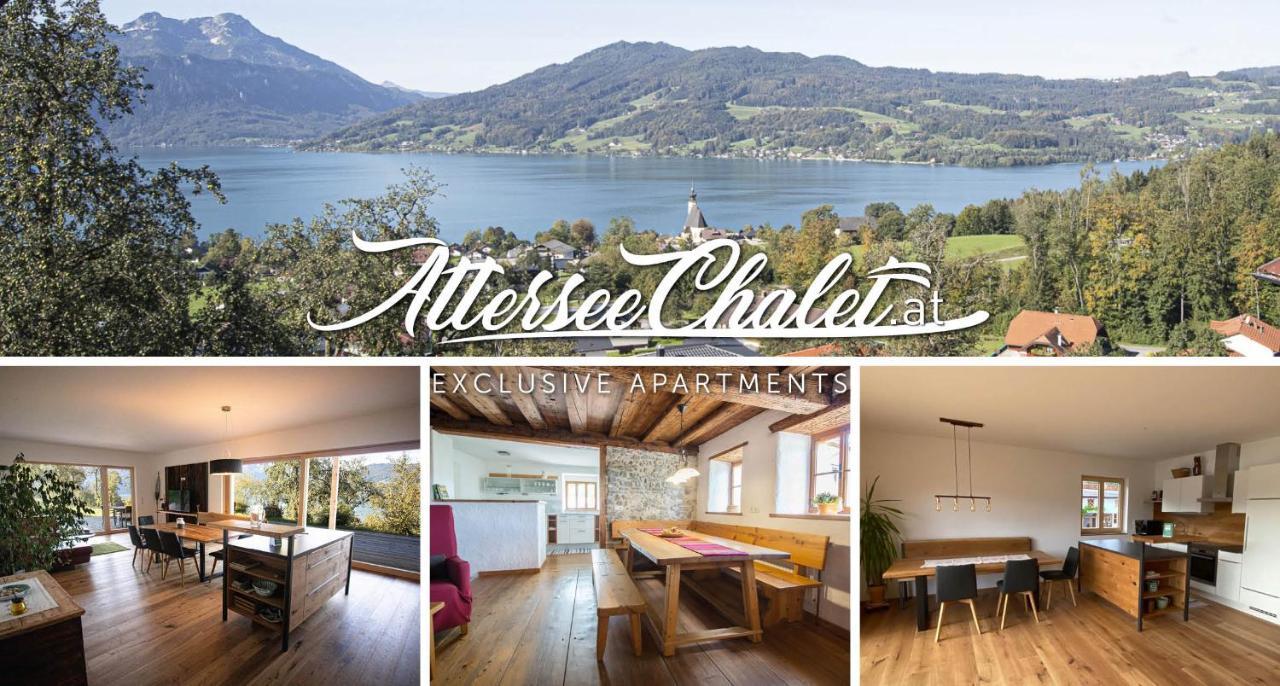 Attersee-Chalet Angermann Familie Spalt Steinbach am Attersee Buitenkant foto