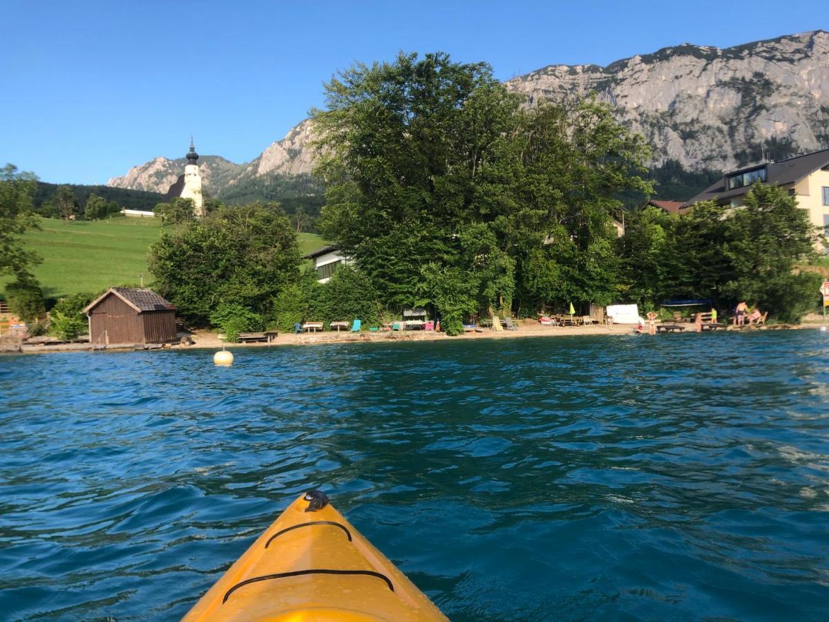 Attersee-Chalet Angermann Familie Spalt Steinbach am Attersee Buitenkant foto