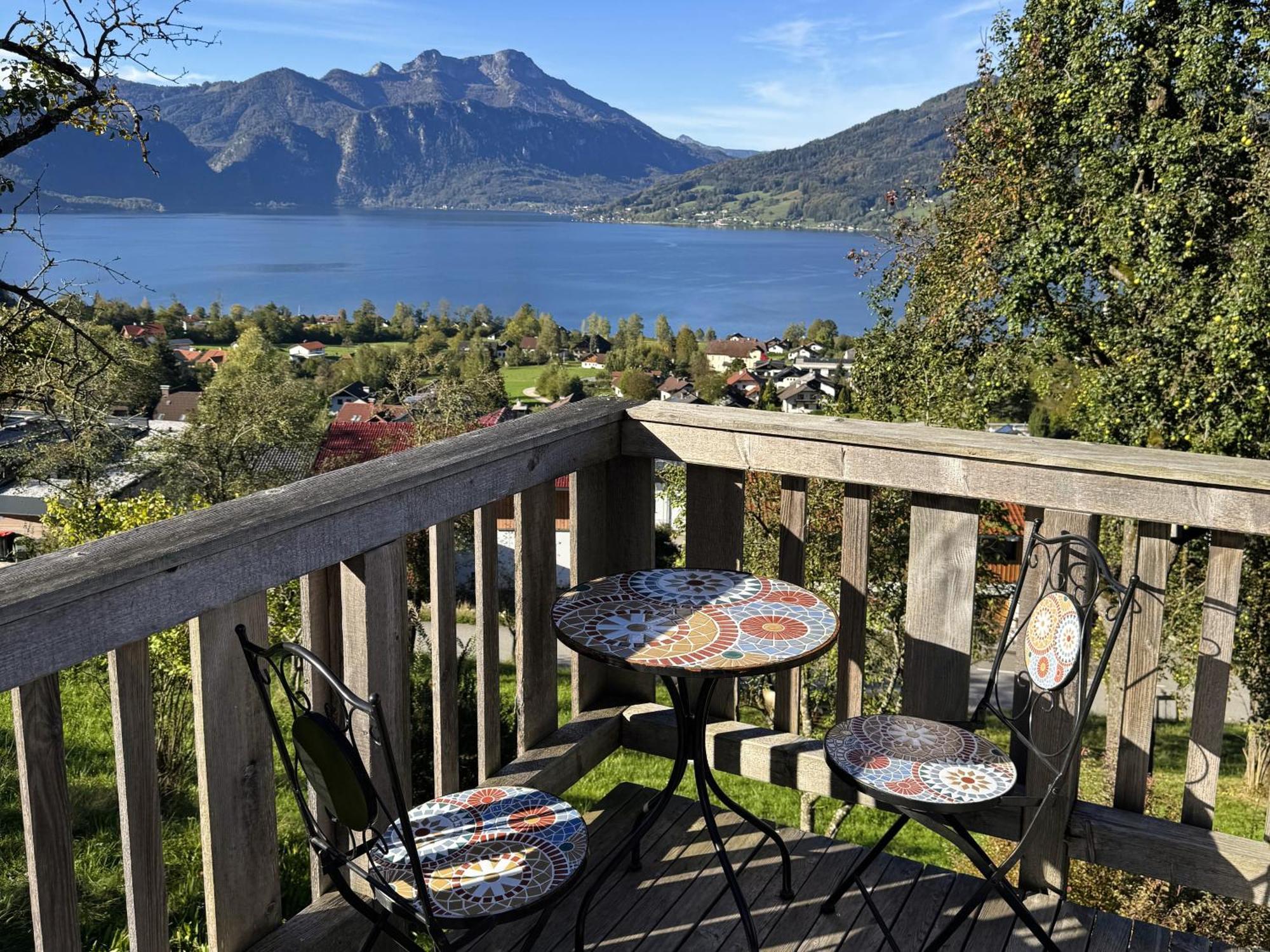Attersee-Chalet Angermann Familie Spalt Steinbach am Attersee Buitenkant foto