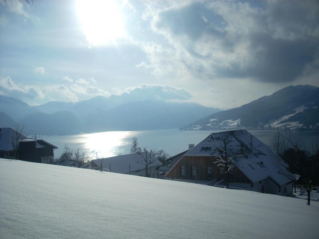 Attersee-Chalet Angermann Familie Spalt Steinbach am Attersee Buitenkant foto