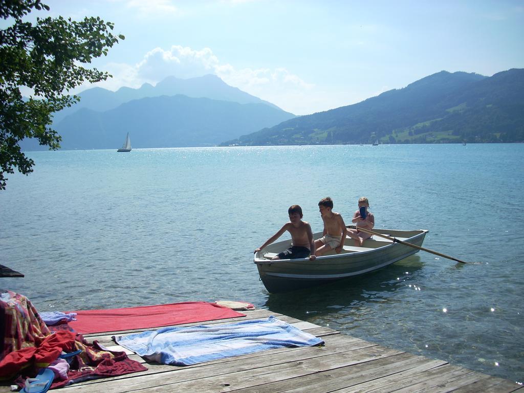Attersee-Chalet Angermann Familie Spalt Steinbach am Attersee Buitenkant foto